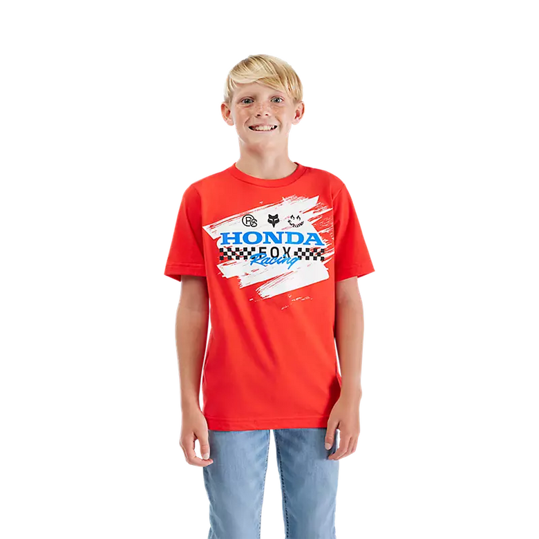 KIDS SHORT SLEEVE JERSEY FOX HONDA