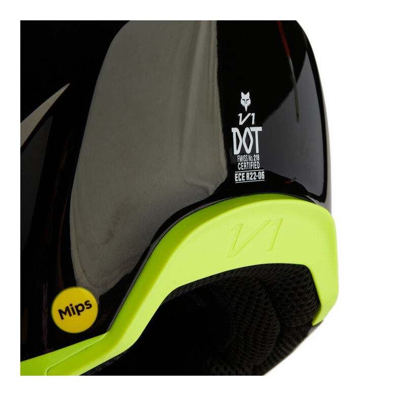 V1 STREAK HELMET [BLK/YLW]