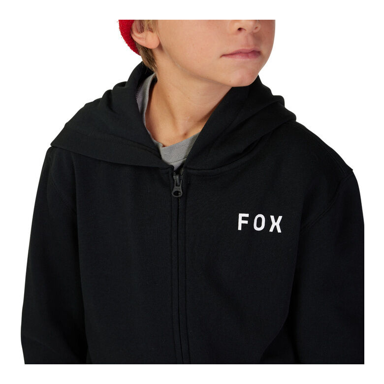 YOUTH FLORA ZIP HOODIE [BLK]