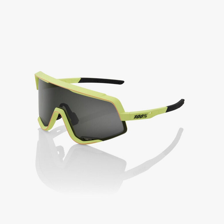 100% GLENDALE MTB NAOČALE SOFT TACT WASHED OUT NEON YELLOW S SMOKE LEĆOM