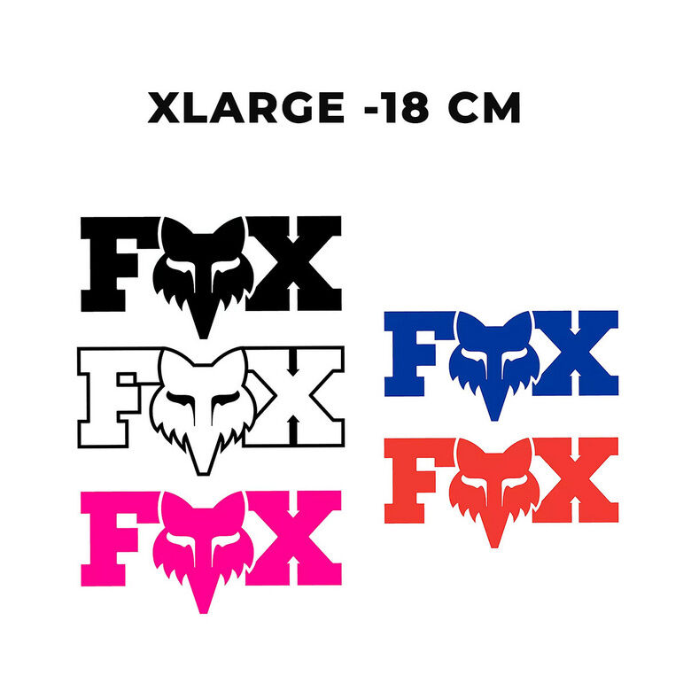 F HEAD X FOX STICKER 7" (18 cm)