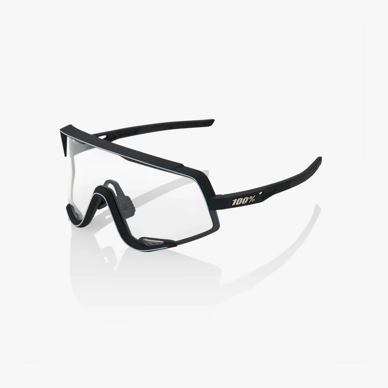 100% GLENDALE MTB SUNČANE NAOČALE SOFT TACT BLACK S DIM LEĆOM