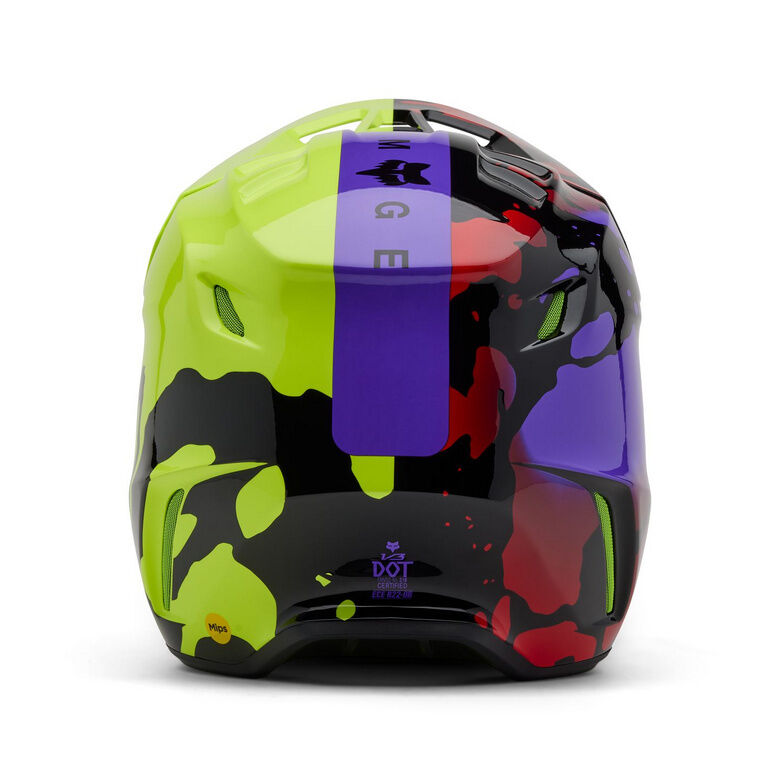 V3 THROTTLE MOTOKROS ČELADA FOX