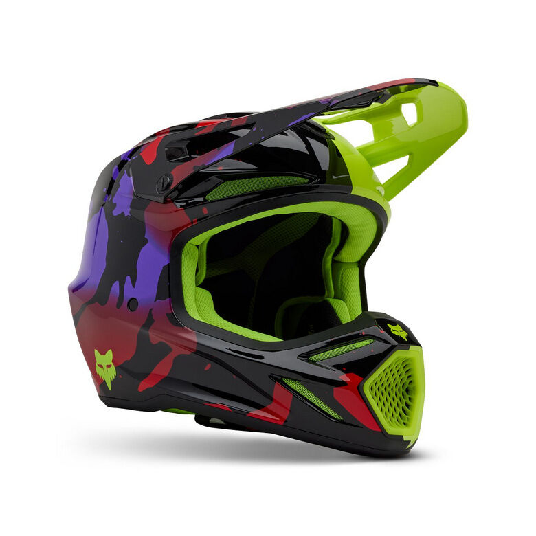 V3 THROTTLE MOTOKROS ČELADA FOX