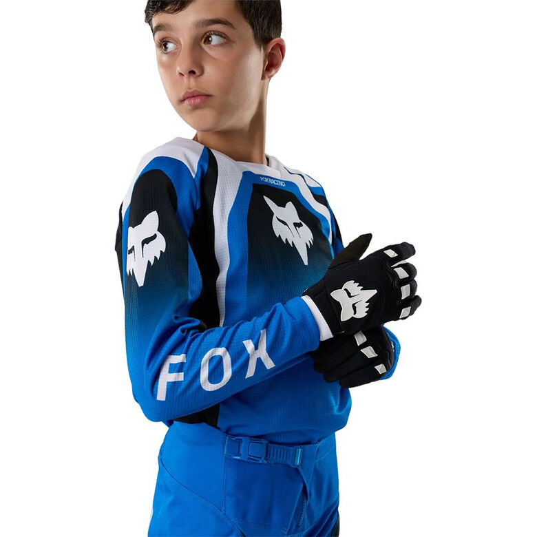 KIDS MOTOCROSS GEAR FOX 180 FRAME [BLU]