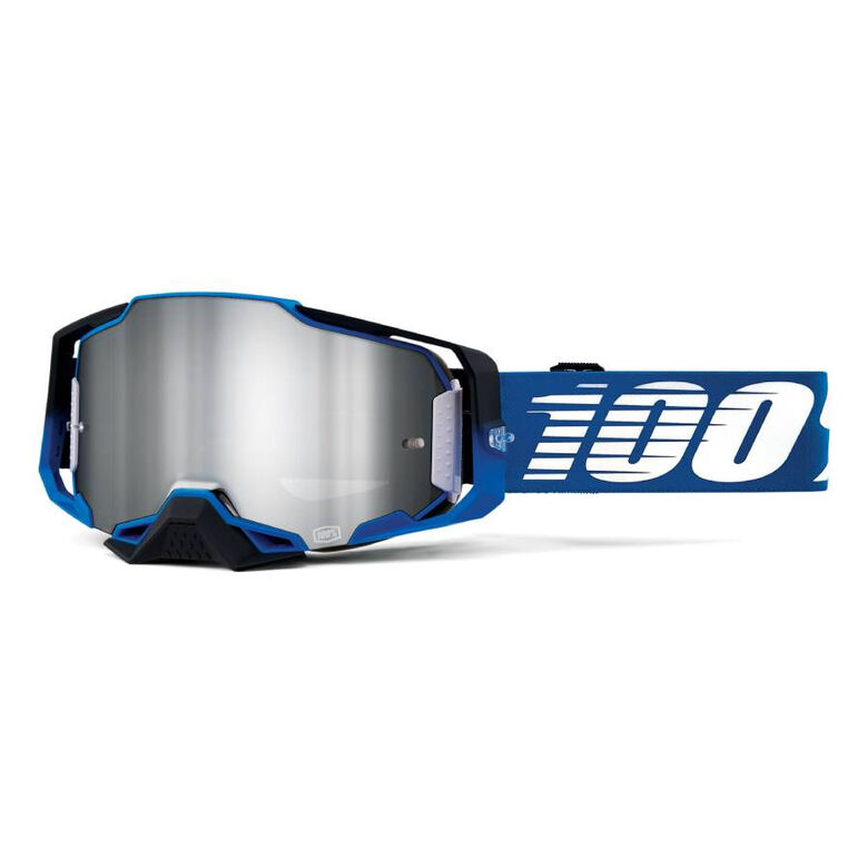 MTB/Moto očala 100% Armega-Rockchuck Mirror Silver Flash Lens