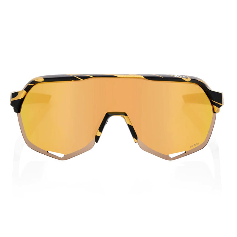CYCLING GLASSES 100% S2 SAGAN (MTLC/GLD FLK)