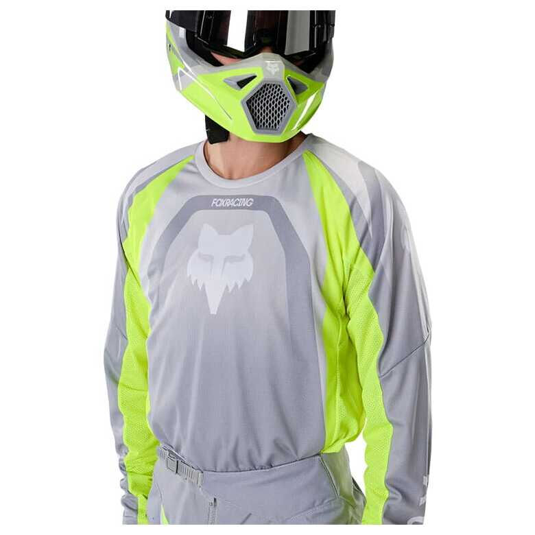 MOTOCROSS COMBO FOX 180 FRAME (GRY/YLW)