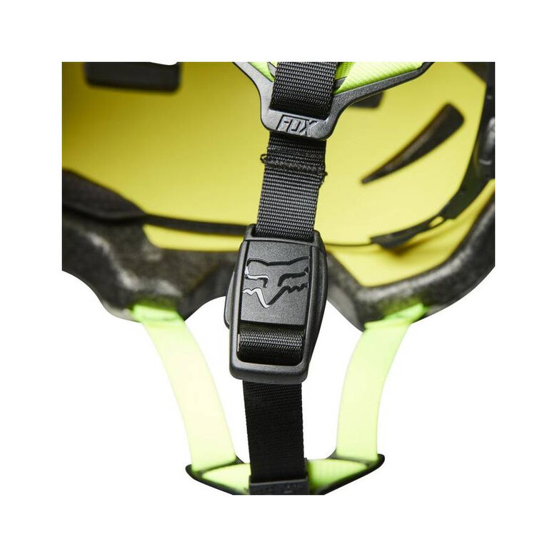 Otroška kolesarska čelada Fox Flight Pro MIPS - Black/Yellow