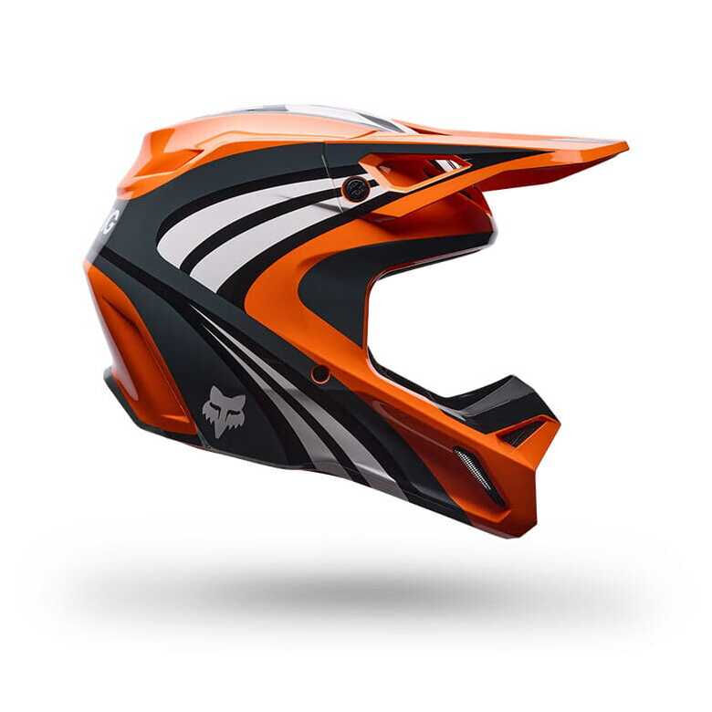 KIDS MOTOCROSS HELMET FOX RACING V1 DRAFT