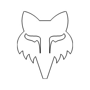 FOX HEAD 2.5" - DIE CUT VINYL STICKER