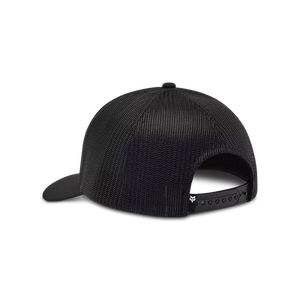 RACE TRUCKER CAP WITH VISOR FOX [BLK]