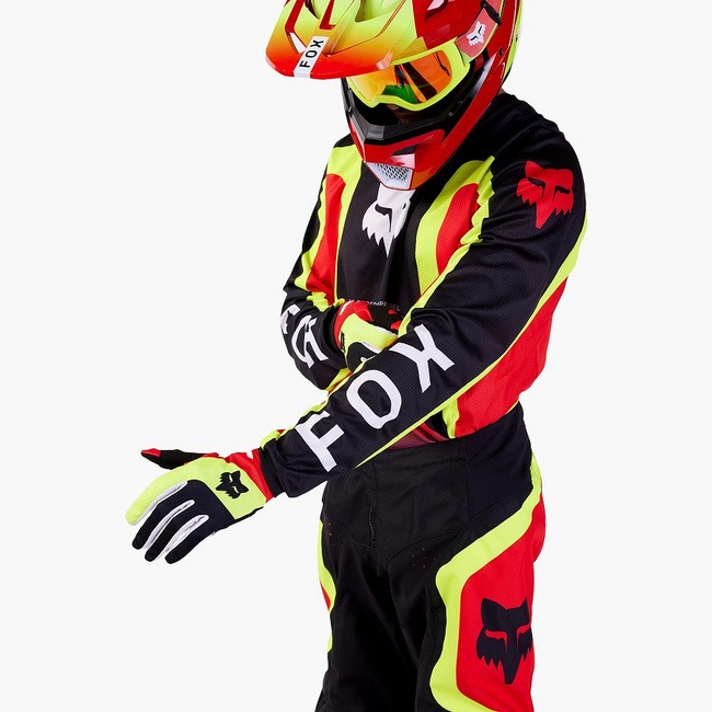 180 BALLAST MOTOKROS HLAČE/MOTOKROS MAJICA FOX [BLK/RD]