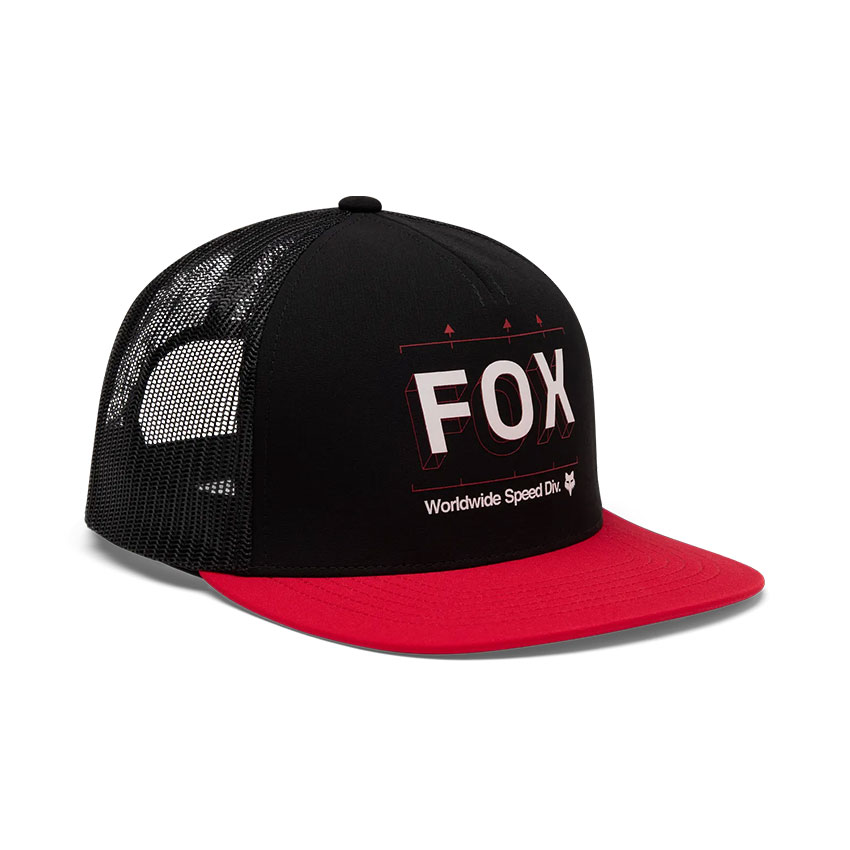 KAPA S ŠILTOM FOX IMAGE PRINT-Black/Red