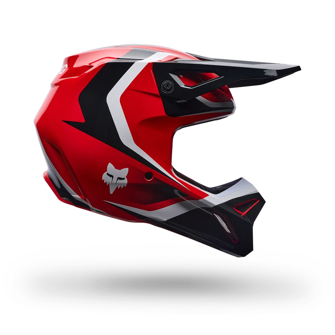 MOTOKROS ČELADA FOX V1 FRAME-Red-XS