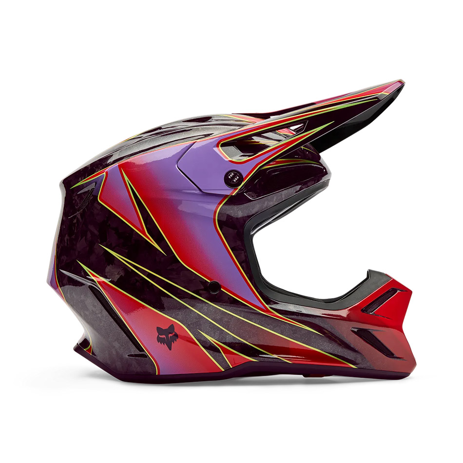 MOTOKROS ČELADA V3 RS CANVAS-Red-M