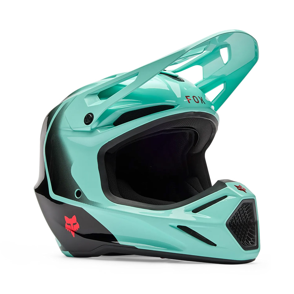 MOTOKROS ČELADA FOX V3 DRIP-Blue-L - second image