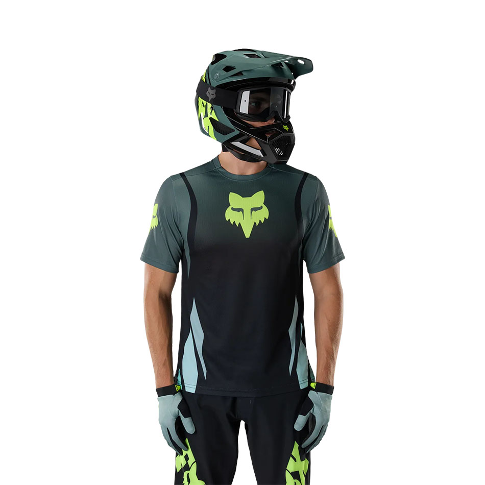 MTB KRATKA MAJICA FOX FOUNDRY-Green-S
