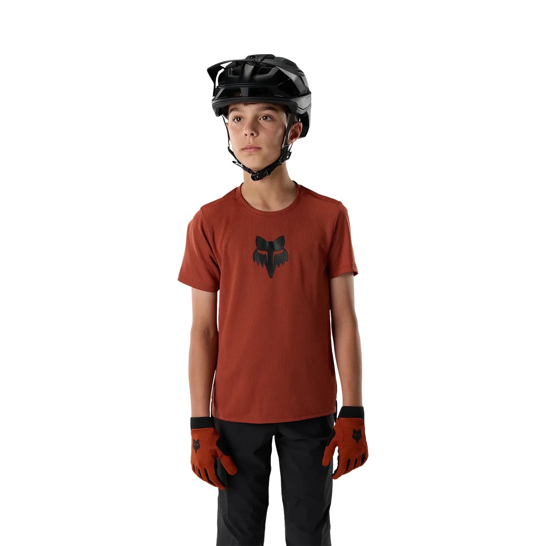OTROSKA KOLESARSKA KRATKA MAJICA FOX HEAD [A SCR] YS
