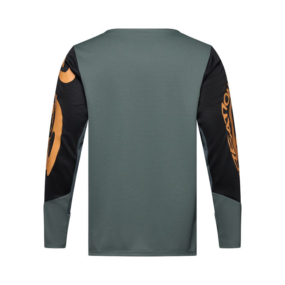 OTROŠKA MTB MAJICA Z DOLGIMI ROKAVI FOX DEFEND CREATION-Green-S - second image