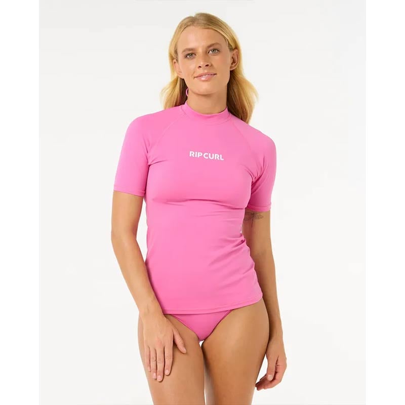 RIPC CLASSIC SURF SS UPF RASHGRD-Pink-S