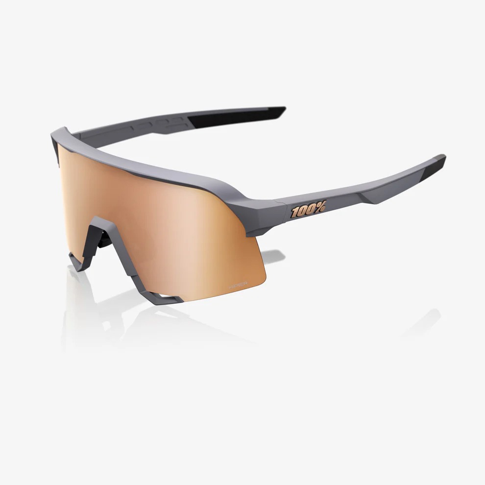 100% S3 HiPER® ŠPORTNA OČALA  (GRY/COPP LENS)