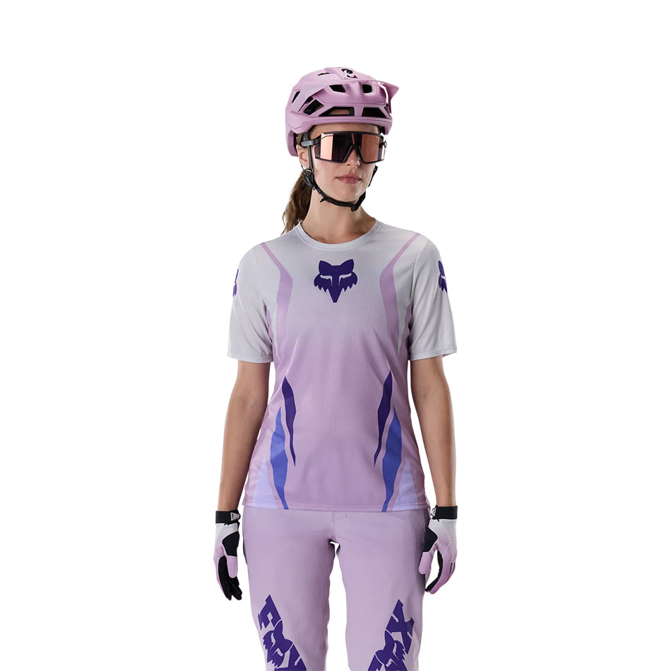 ŽENSKA KOLESARSKA KRATKA MAJICA FOX RANGER FOUNDRY-Purple-XS
