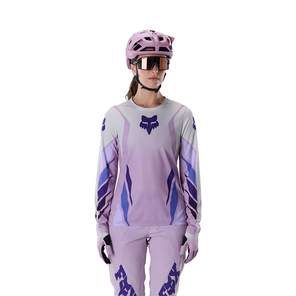 ŽENSKA KOLESARSKA MAJICA Z DOLGIMI ROKAVI FOX RANGER FOUNDRY-Pink-XS